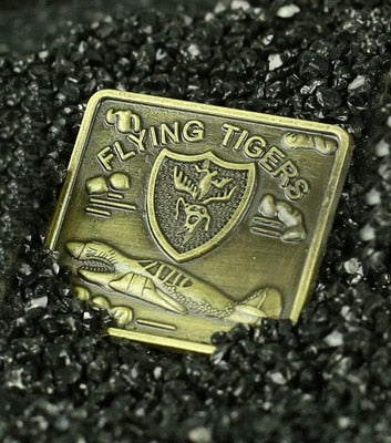 Desert Fox Metal Sticker Self Adhesive for Zippo Lighter Decoration Sea Warfare Glue on Metal Piece for Kerosene Oil lighter