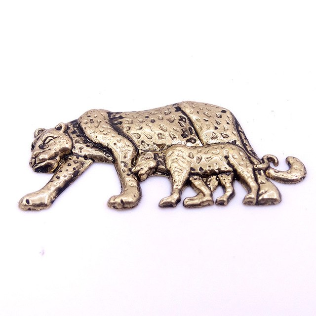 1pc Vivid Leopard Metal badge for Zippo Kerosene Oil Lighter DIY Accessary for Grind Wheel Lighters Decoration Father's Day gift