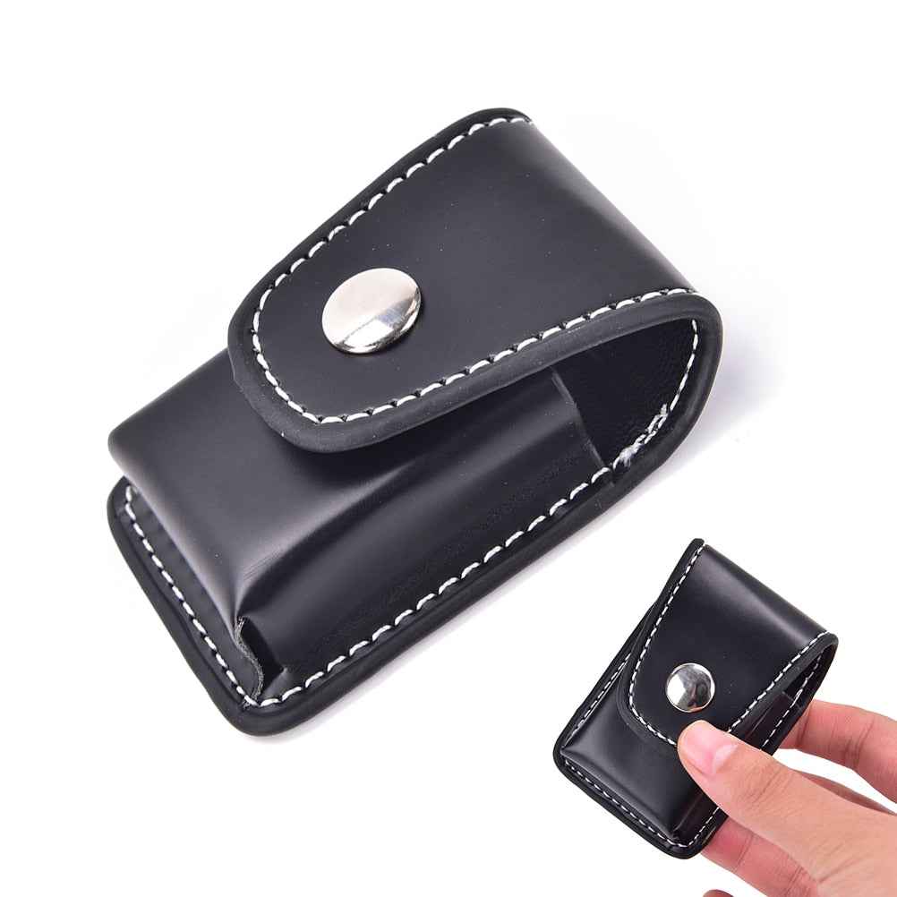 1Pc Holder Bag Small Box Case For Zippo Super Match High Leather Cover Men Windproof Zip Cigarette Lighter Gift Box
